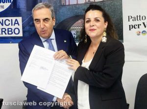 Maurizio Gasparri e Chiara Frontini