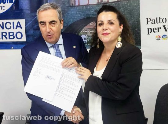 Maurizio Gasparri e Chiara Frontini