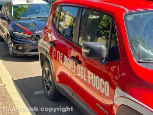 Carabinieri e vigili del fuoco