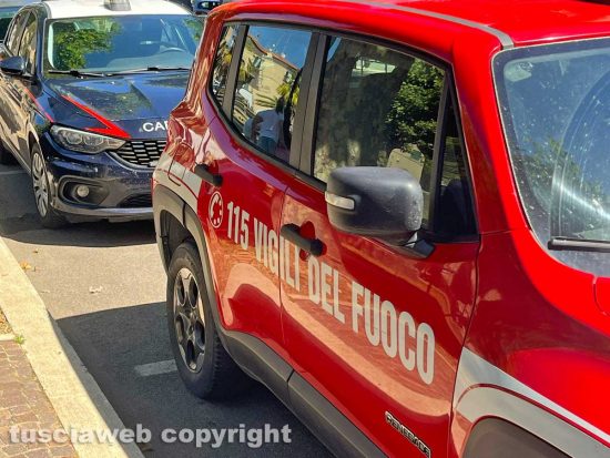 Carabinieri e vigili del fuoco
