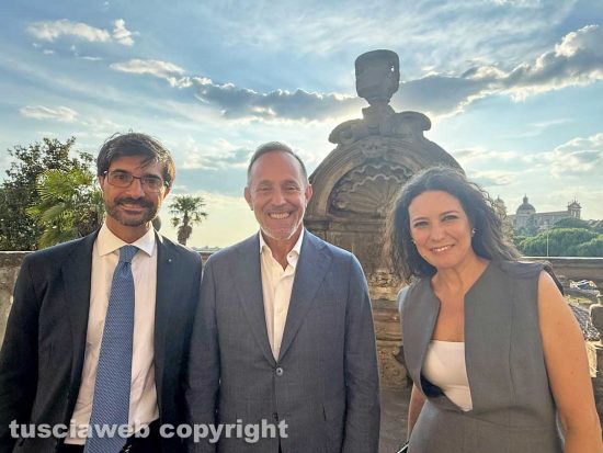 Daniele Sabatini, Giancarlo Righini e Antonella Sberna