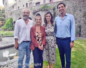 Alessio Trani, Marietta Tidei, Alessandra Ortenzi e Felice Casini
