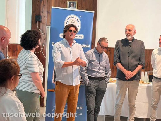 Nicoletta Tomei, don Alessandro Profili e Luca Lombardi