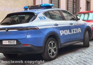 Viterbo - La polizia in centro