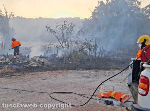 Marta – Incendio ieri sera in via Tuscania