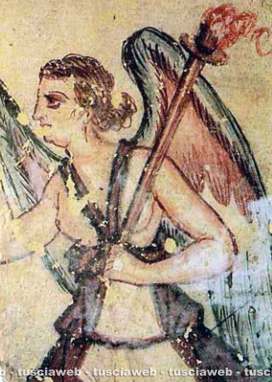 La dea Vanth con la fiaccola