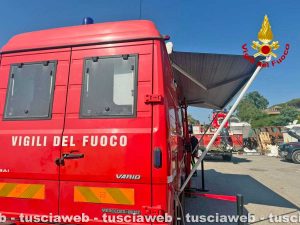 Lago di Vico - Ricerche disperso - Vigili del fuoco