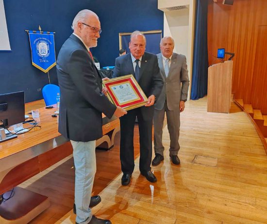 Aia Viterbo, firmato il protocollo con l’Università della Tuscia - Il premio a Luigi Gasbarri
