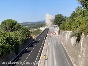 Orte - Superstrada, l'esplosione del viadotto Malle