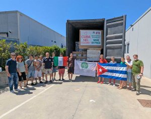 Il container pronto per Cuba