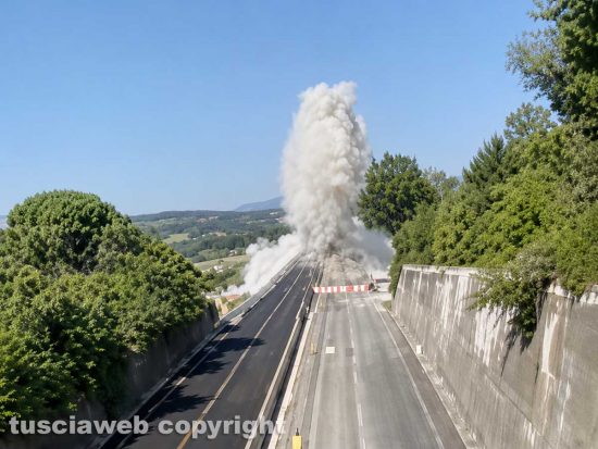 Orte - Superstrada, l'esplosione del viadotto Malle