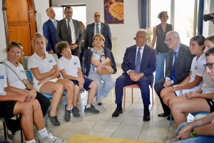 Tarquinia - I ministro dell’Interno Matteo Piantedosi inaugura la Casa degli abbracci