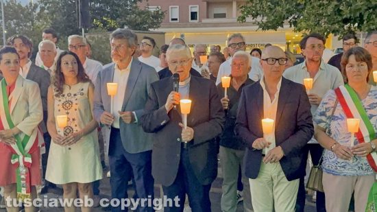 La fiaccolata in ricordo di Paolo Borsellino - Il vescovo Orazio Francesco Piazza