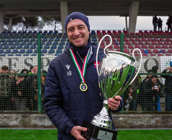 Mister Andrea Bussone, nuovo tecnico della Viterbese