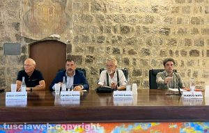 Caporalato e sfruttamento lavorativo - Da sinistra a destra, Sergio Giovagnoli, Andrea Piferi, Antonio Biagioli e Marco Nati