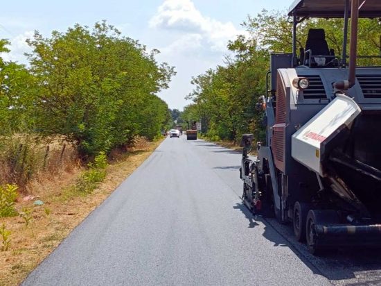 Lavori in Sp 17 Ombrone
