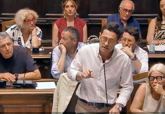 Viterbo - Consiglio comunale - L'intervento di Andrea Micci (Lega)