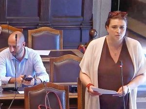 Viterbo - Consiglio comunale - L'intervento di Luisa Ciambella