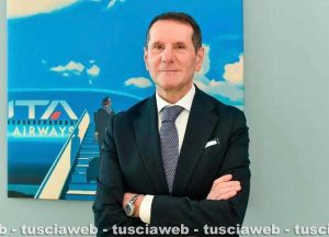 Ita Airways - Il presidente viterbese Sandro Pappalardo
