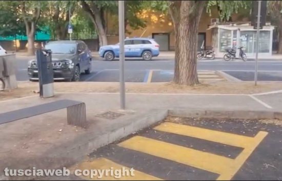 Viterbo - Viale Trento - Polizia