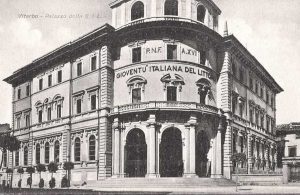 Il liceo Mariano Buratti con la scritta Gioventù italiana del Littorio