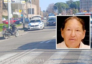 Antonia Mercante investita in via Romiti