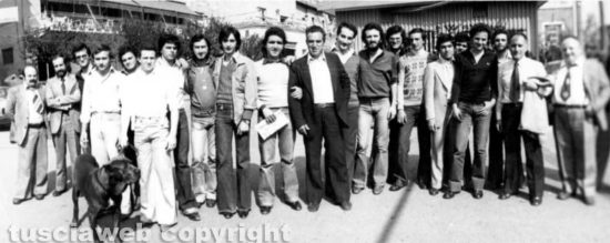 Il V° A dell'istituto tecnico per Geometri di Viterbo “Filippo Nicolai" - 1976