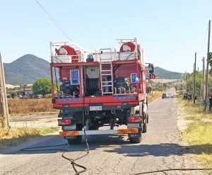 Cerveteri - I vigili del fuoco in azione