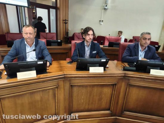 Viterbo - Consiglio provinciale - Grancini, Bigiotti, Campana