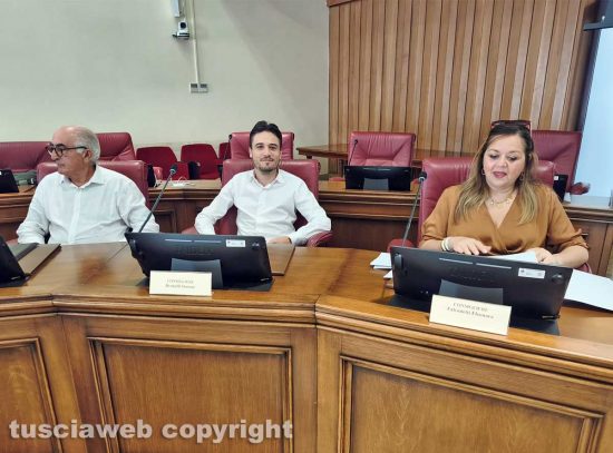 Viterbo - Consiglio provinciale - Ricci, Brunelli e Falconetti