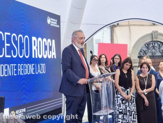 Montefiascone -L'inaugurazione dell'ospedale di comunità e della casa di comunità - Francesco Rocca