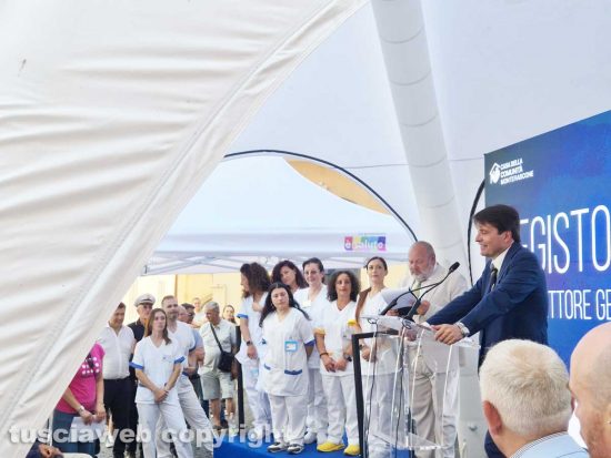 Montefiascone -L'inaugurazione dell'ospedale di comunità e della casa di comunità - Egisto Bianconi