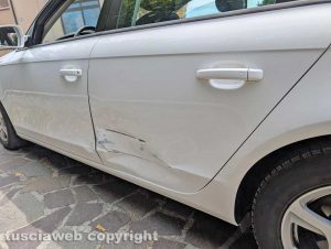 Vetralla - Incidente su via Setano