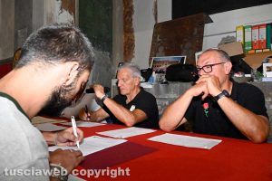 Macchina di Santa Rosa - La seconda prova degli aspiranti facchini - Massimo Mecarini e Luigi Aspromonte