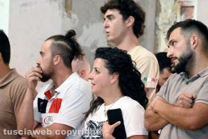 Macchina di Santa Rosa - La seconda prova degli aspiranti facchini - La sindaca Chiara Frontini