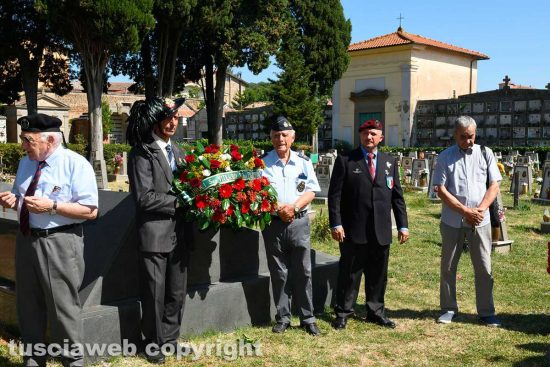 Caprarola - La commemorazione dei tre eroi: Filippo Nicolai, Roberto Marchini e Pietro Cuzzoli