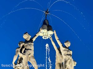 Bagnaia - Villa Lante restaurata e illuminata