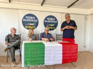Viterbo - Vittorio Disciullo, Sonia Oreti, Umberto Di Fusco e Rinaldo Della Rocca