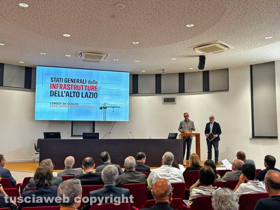 Viterbo - Gli stati generali delle infrastrutture dell'alto Lazio a Unindustria