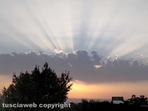 L'alba vista da Vitorchiano