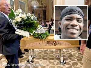 Terni - I funerali di Justin Andres Asprilla Caicedo
