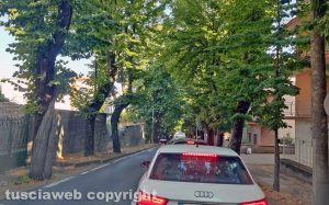 Viterbo - Via Sabotino chiusa, deviazione da via Cattaneo alla Cimina