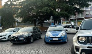 Viterbo - La polizia al Sacrario