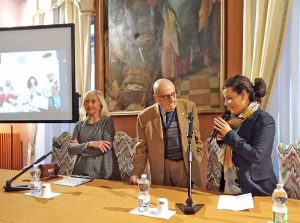 Viterbo - Vincenzo Ceniti e la sindaca Chiara Frontini all'inaugurazione della XVII edizione dei “Pomeriggi Touring” 