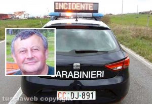 Auto sbanda e va fuori strada, muore Antonio Della Rovere