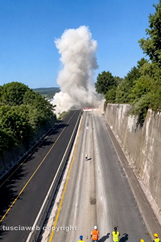 Orte - Superstrada, l'esplosione del viadotto Malle