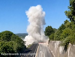 Orte - Superstrada, l'esplosione del viadotto Malle