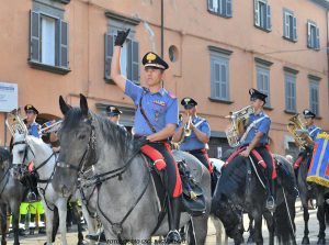 Fanfara di carabinieri a Bagnoregio