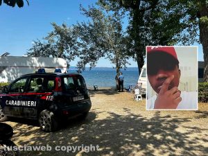 Capodimonte - Ragazzo morto al lago di Bolsena - Nel riquadro Justin Andres Asprilla