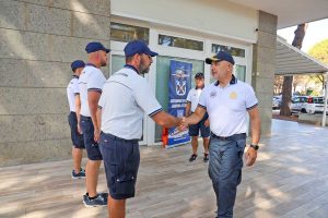 Tarquinia - Il direttore marittimo del Lazio Cosimo Nicastro in visita alla Guardia costiera
